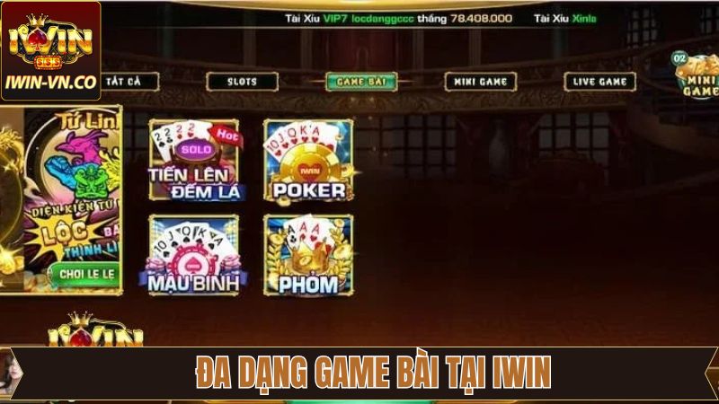 Các trò chơi bài đỉnh cao tại sảnh cược hàng đầu
